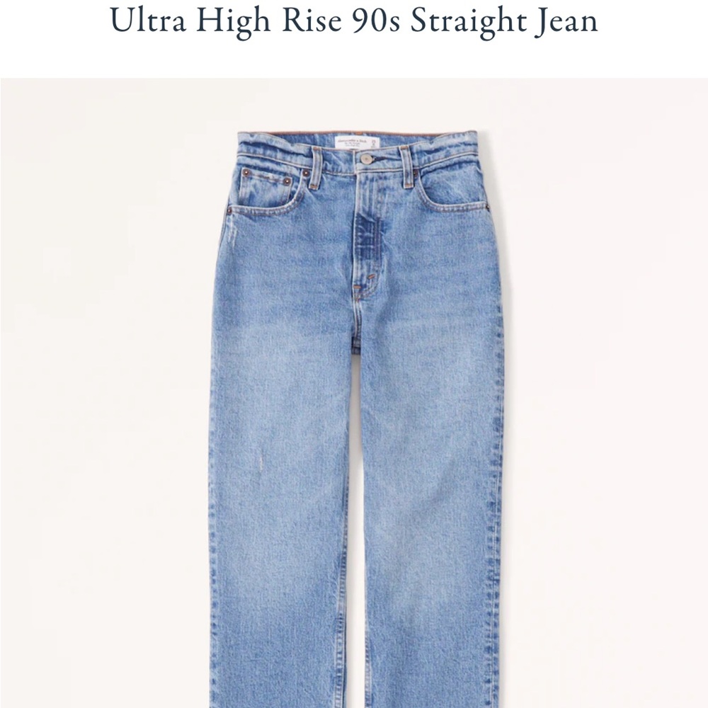 Abercrombie & fitch 90s straight ultra high rise jeans